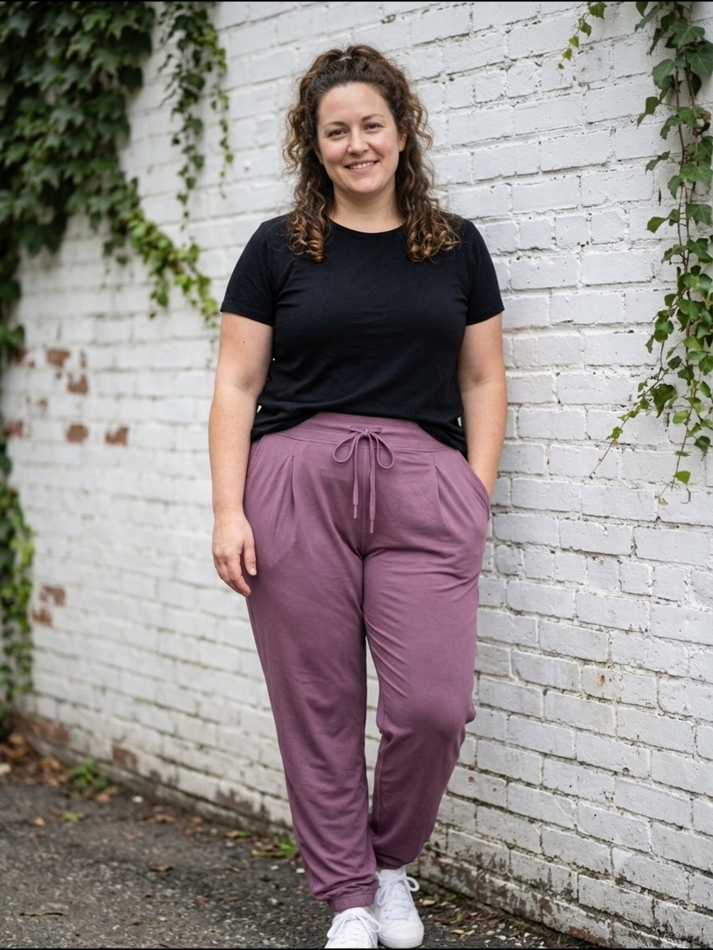 Lole Women's Relaxed Drawstring Jogger Pants Mauve